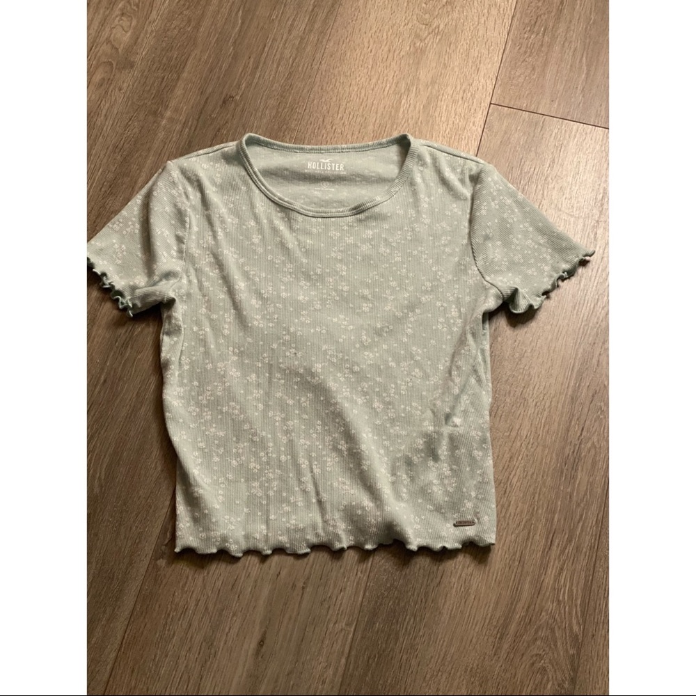 Hollister teal Baby tee